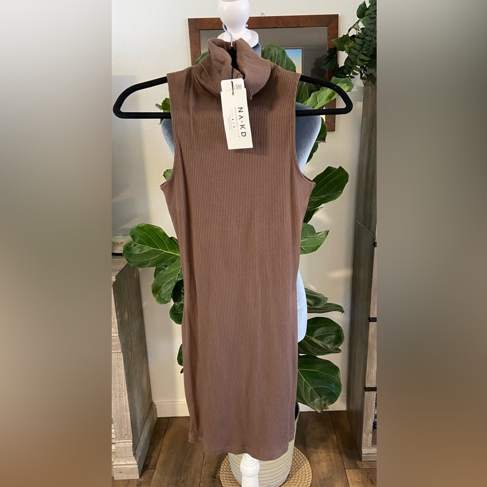 Ribbed Turtle Neck Mini - image 1